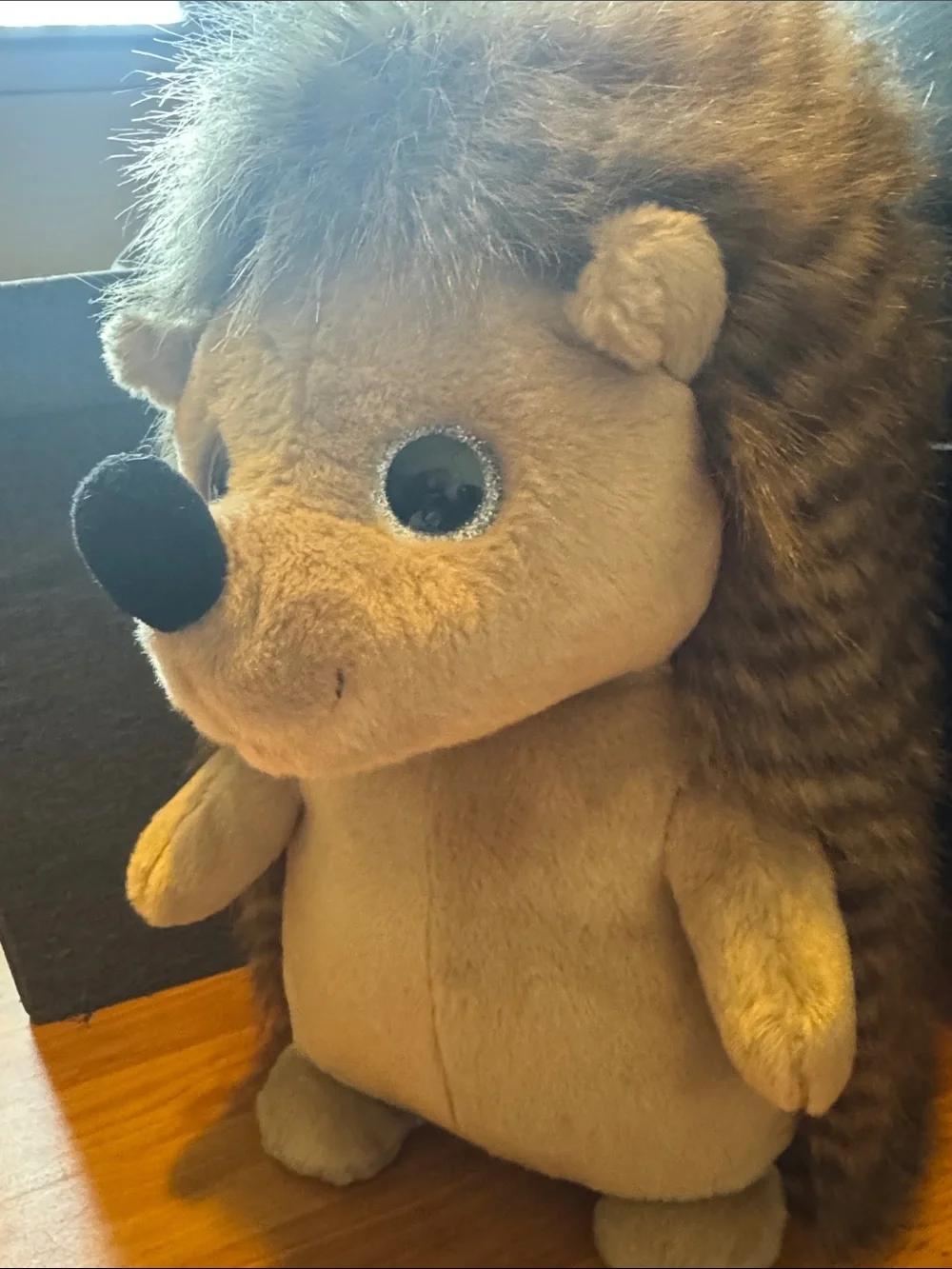 JUSTICE Tween Brands Jumbo‎ 16” Hedgehog Stuffed Animal Plush euc